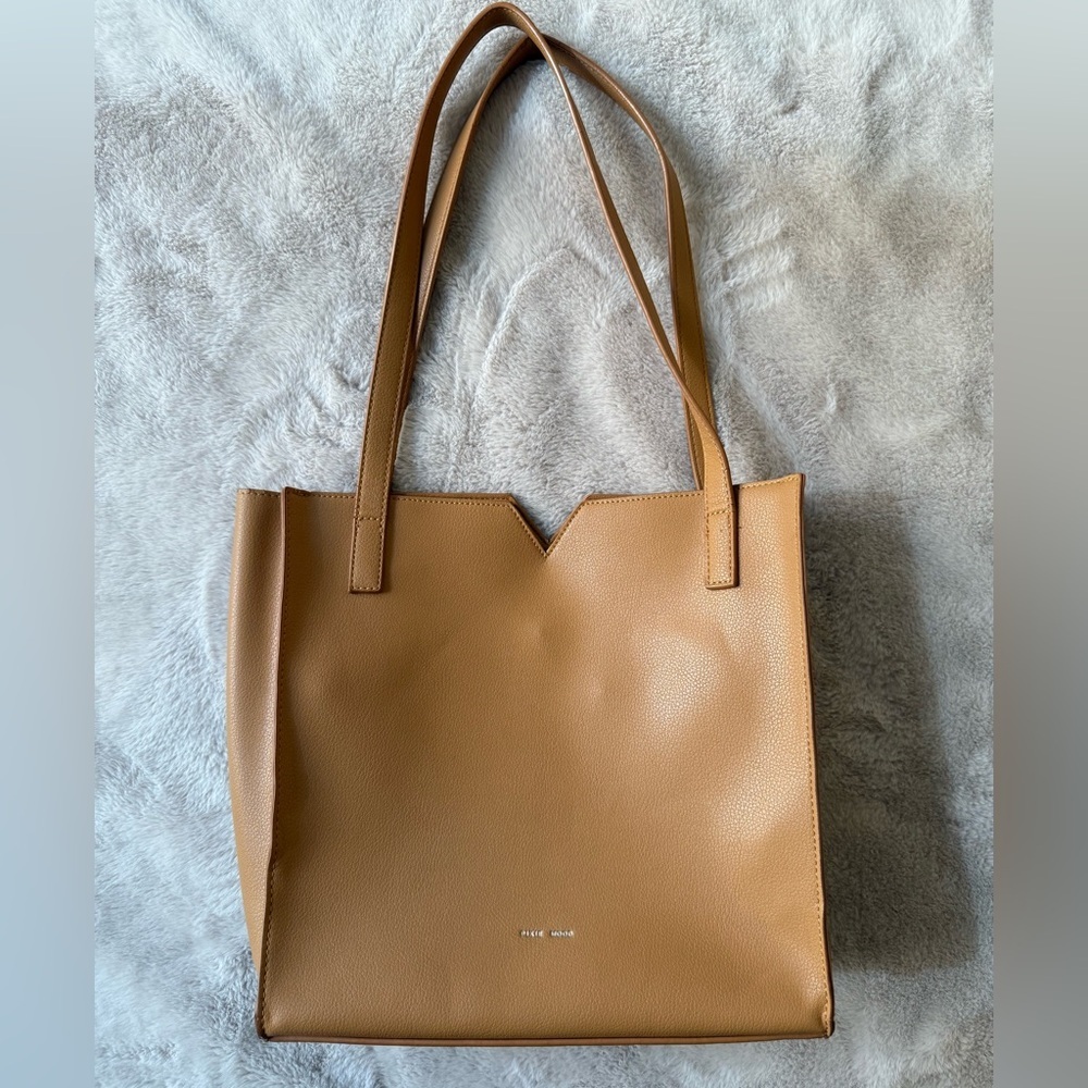 Pixie Mood Alicia Mini Tote Bag Honey Vegan Leather